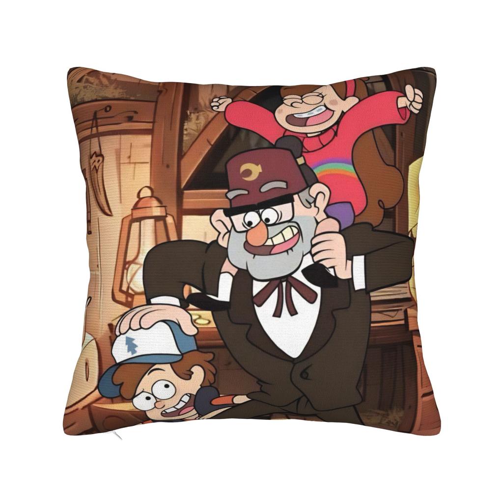 Decorative Pillowcases GGravity Falls Merch Chair  Throw Pillow Case Cover Zipper Multiple Sizes