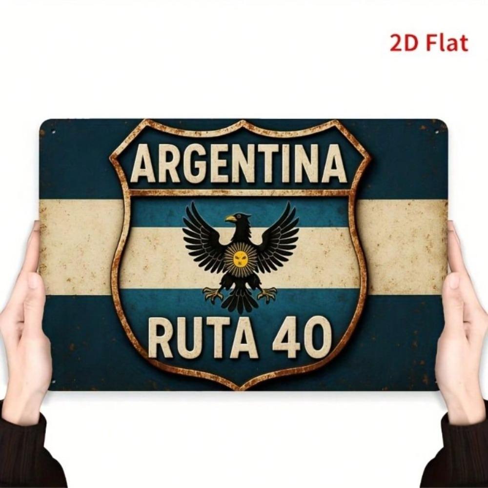Metal Poster Wall Art Vintage Sign Bar Decoration Retro Metal Tin Sign 11.8x7.8 Inch