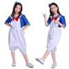 Halloween Cosplay Sailor Uniform Kids Costume Navy Style Costume Boys Girls Duck Animal Duck Costume Cute Short Sleeve Suspenders Costume Disguise