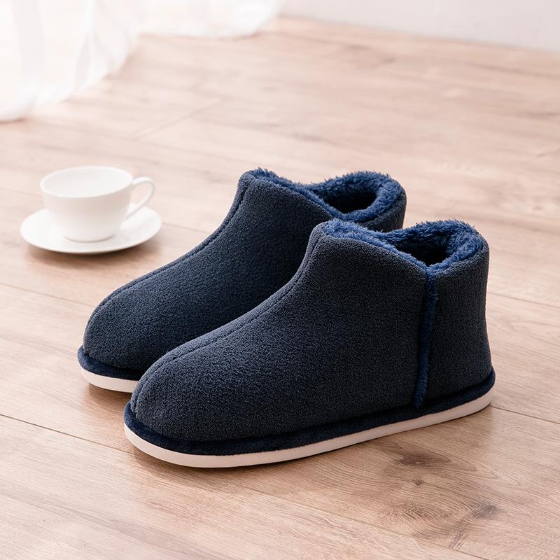 Warm Plush Winter Shoes Women Indoor Slippers Anti-slip Soft Fur Lovers Home Floor Cotton Slipper Female House Shoes