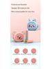Cartoon K Song Multifunctional Desktop KTV Microphone Speaker with High-Definition Sound, Smile Face, and Cute Ears.