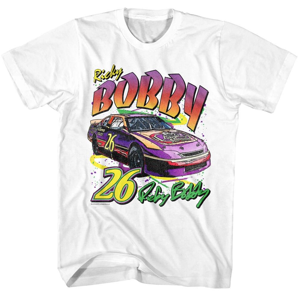 Talladega Nights Movie Ricky Bobby #26 Laughing Clown Malt Liquor Men s T Shirt S