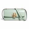 Eleanor Metal Logo Magnetic Closure Rectangular Handbag Women Shoulder Bag Mint-Green 162767-400