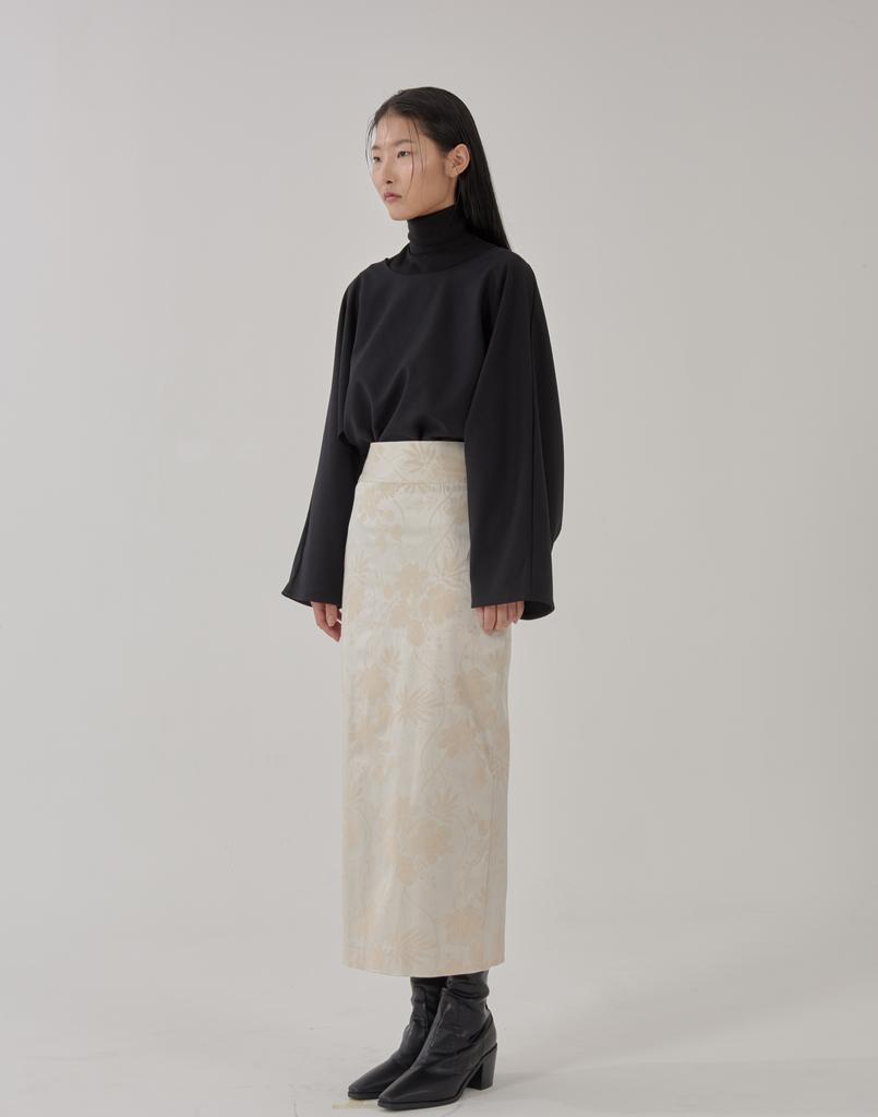 Gomok Korea Flower Skirts-Beige