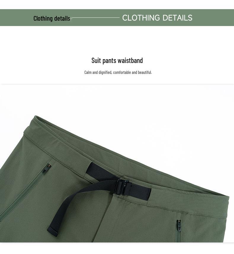 Men's Quick-Dry Outdoor Mountaineering Pants - Loose, Comfortable Woven Casual Sport Trousers, Plus Size, Trendy Autumn Style.