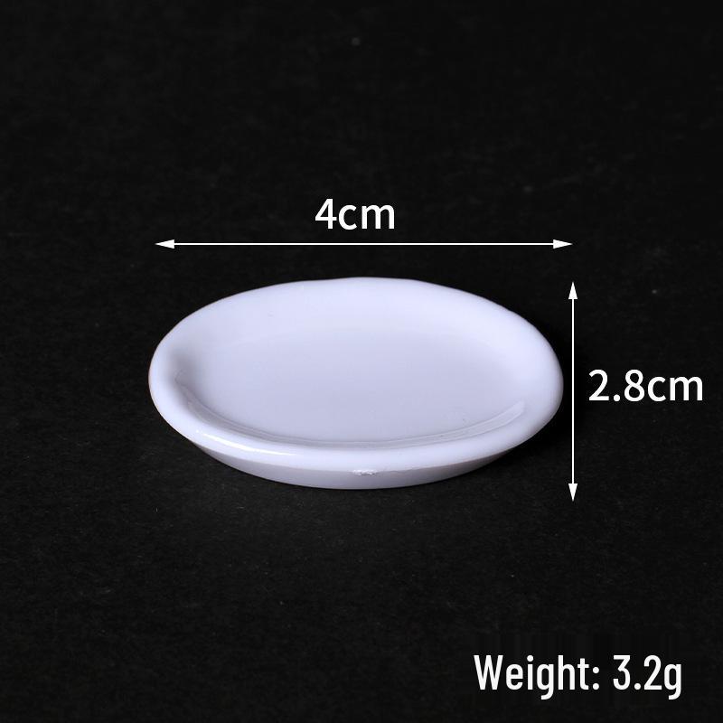 Miniature Tableware Set: Dollhouse Plates & Dishes for DIY Role-Playing Scenarios