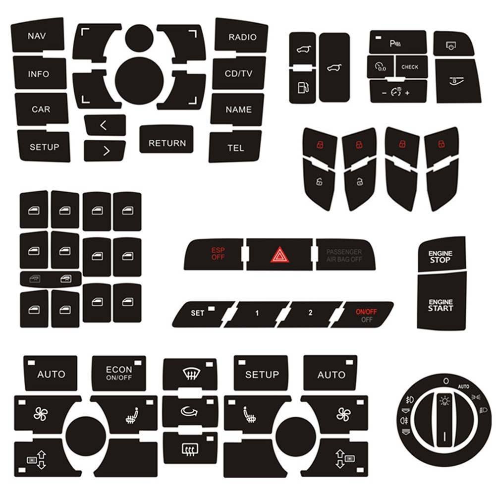 Push Button Sticker Repair Decal Sticker Adjustment Button Repair