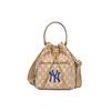 Monogram Polyester Bucket Bag , One Shoulder Handbag , Crossbody Bag Regular Unisex Khaki (Unisex) Handbags 3ABMS012N 50BGD