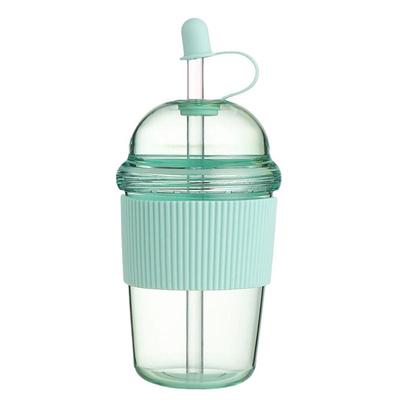 1Pc Transparent Pearl Milk Tea Cup With High Appearance And Cute 14Mm Straight Drink Cup