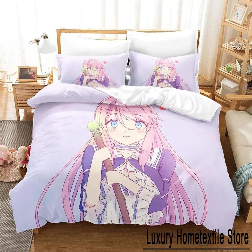 Bekvämt Anime-tryckt påslakan med örngott King Queen Twin Storlekar för Pojkar Flickor och Barn