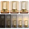 Portable Rechargeable LED Atmosphere Lamp, Vintage Creative Table Light, Touch Dimmable Decor Lighting for Bedside, Desk, Restaurant, Camping