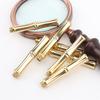 1/5pcs Bamboo Fire Paint Stamp Handle Copper Wax Sealing Stamp Tool for Scrapbooking Handmade Stamps Accessories 65mm