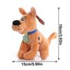 Scooby-doo Hund Plysj Nøkkelring, 4in Plysjleke Plysjdukke Søt Hund Plysj Nøkkelring Kosedyr Leker Anime Figur Cosplay Anheng Dukke Nøkkelring Tilbehør