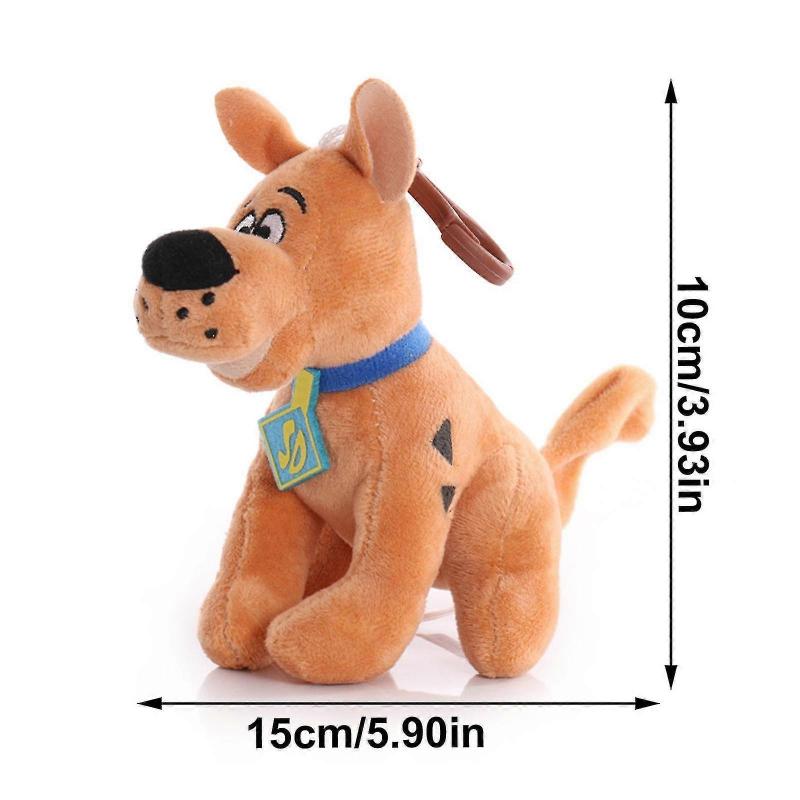 Scooby-doo Dog Plush Keychain,4in Plush Toy Plush Doll Cute Dog Plush Keychain Stuffed Animal Toys Anime Figure Cosplay Pendant Doll Keyring Accessori