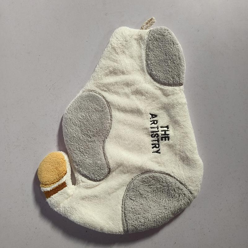 

1 шт. Милый кот Подвесное полотенце Кухонное полотенце для рук Ванная комната Мягкое впитывающее Платок Вытирающее полотенце Мультяшные полотенца для детей 6