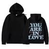 Sweater YOUARBCovE printed hooded pullover sweater casual loose new hot top
