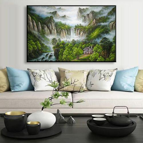 American Country Pastoral Style Living Room Dining Room Background Decorative Painting Bedside Bedroom Hotel Canvas Painting Art