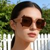 Polygon fashion color matching European and American personality male and female temperament outdoor leisure sun protection versatile street shooting