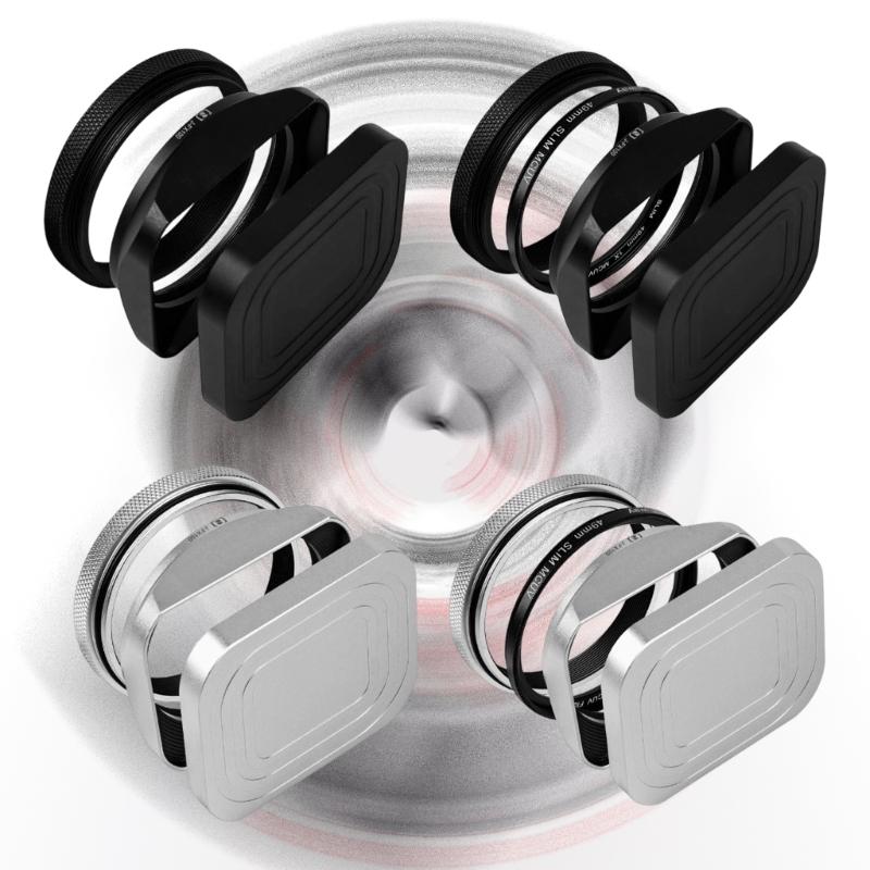 Camera Lens Hood Aluminium Camera Mount Square Light Shield for X100V/X100VI/X100F Camera Lens Hood Replacement