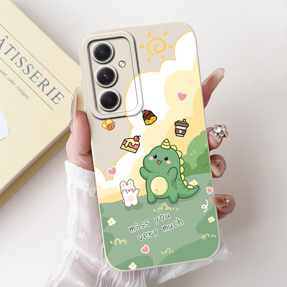 For Samsung Galaxy C55 M55 F55 5G Cute Panda Rabbit Cartoon Soft Silicon Case For Samsung C55 M55 F55 Shockproof Phone Cases
