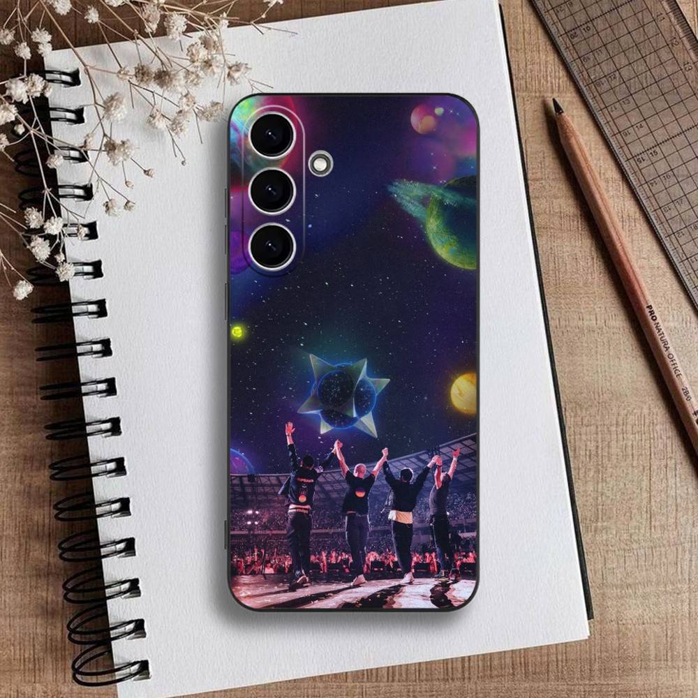 C-Coldplay Britpop Icon Shell Phone Case For Samsung Galaxy A73,A72,A71,A70,A53,A52,A51,Others Soft Black Cover