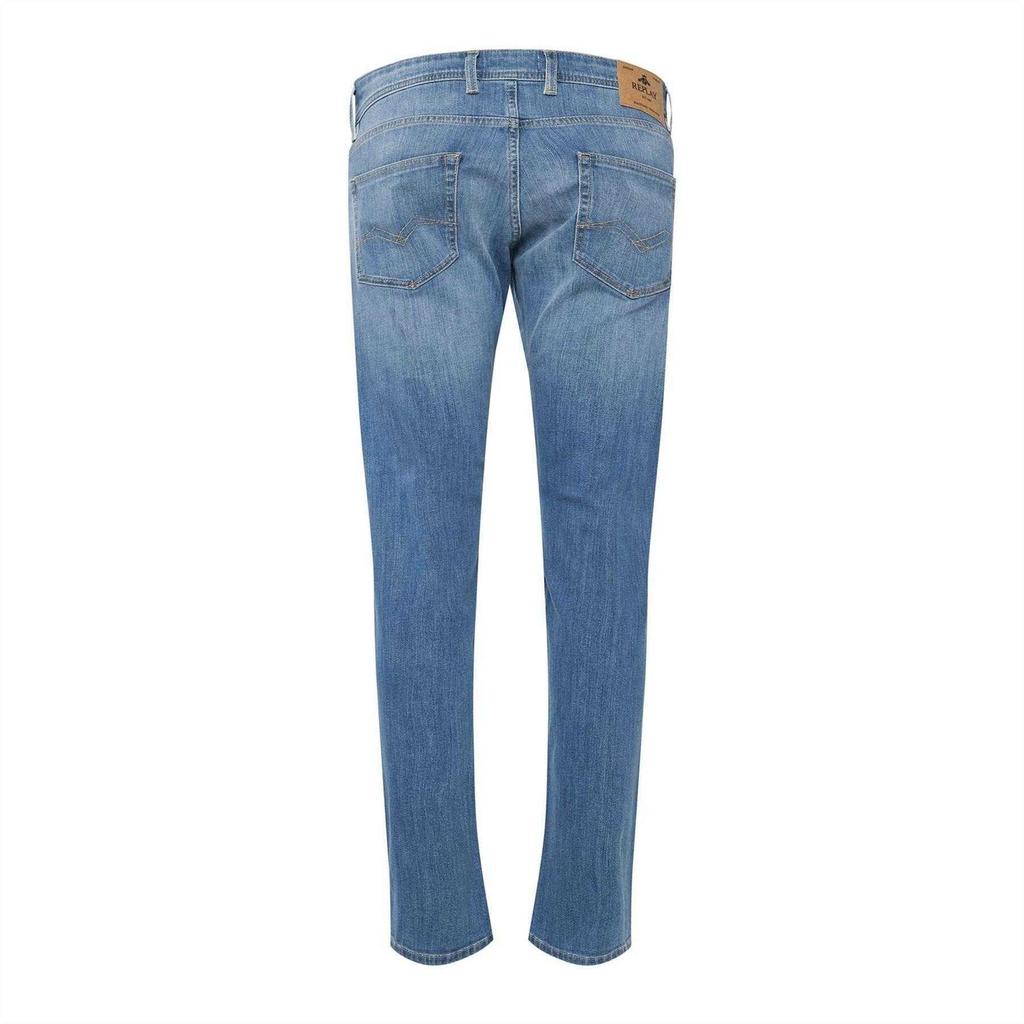 Replay Mens Cotton Denim Straight Jeans
