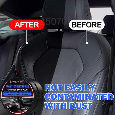 Car Plastic Restorer Back To Black Gloss Auto Interior Leather & Panel Renewal Wax Coating Agent Auto Polish And Repair Coating