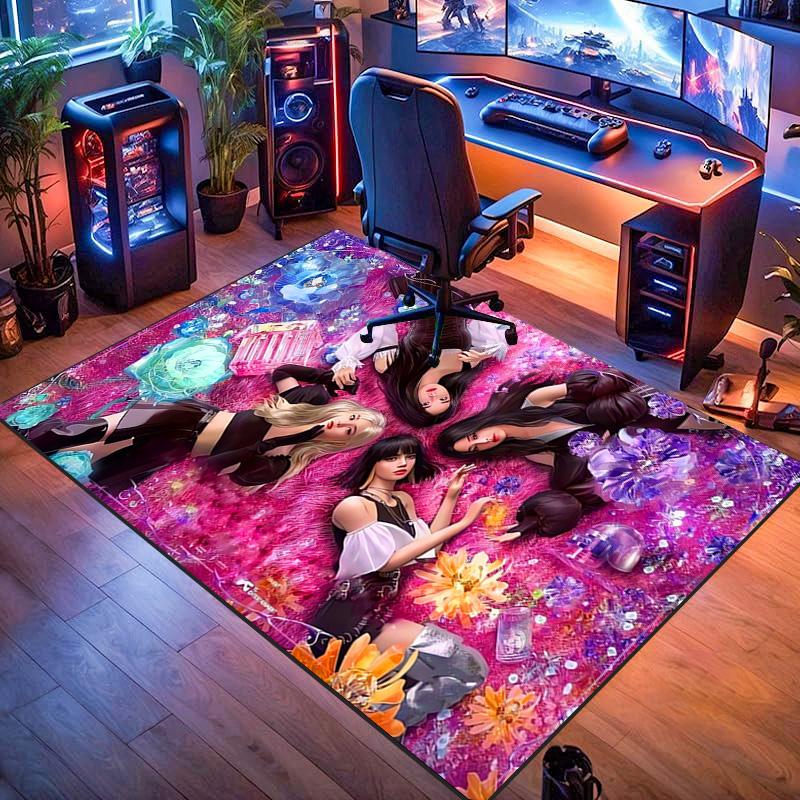 Blackpink: Global Icons Music Style carpet Doormat Suitable for all seasons Doormat Fashion Room