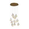 Modern Dining Room Pendant Lamp Gold Boat Art Lighting Kitchen Bar Stair Bedside Table Lamp Living Room Hall Smart Chandeliers