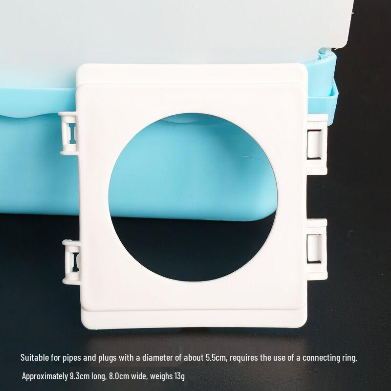 Hamster Maze Tunnel DIY Assembly: Small Pet Cage Villa Accessories with External Bathroom Sauna.
