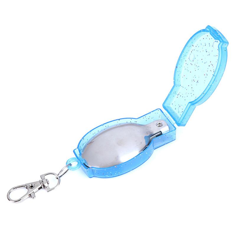 304 Stainless Steel Outdoor Portable Folding Spoon Fork Camping Picnic Tool Tableware