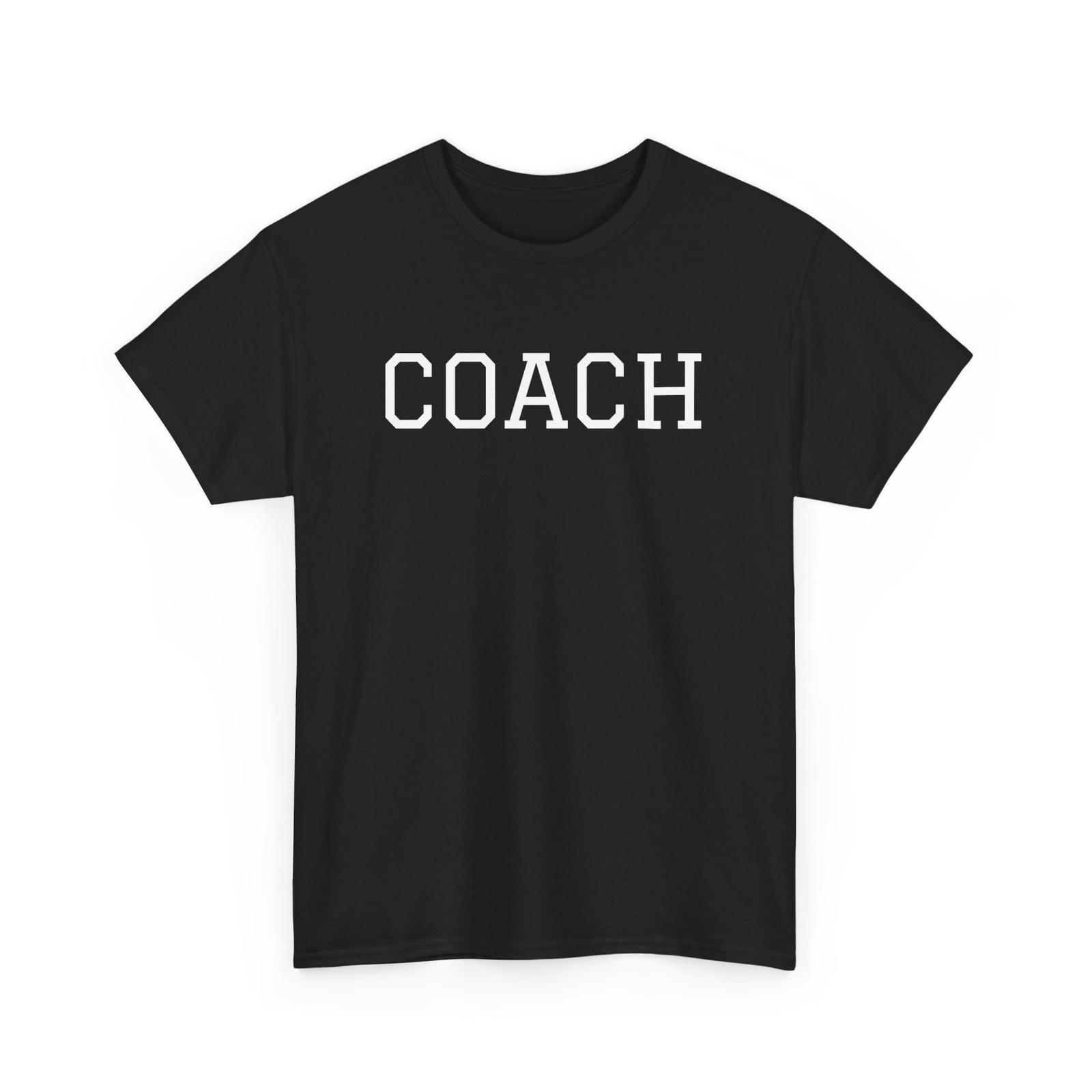 Coach T-Shirt Double Sided Shirt Educator Tee Sports Leader Teacher TShirt S