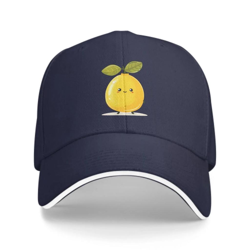 Kreslené Citronové Baseballové Čepice Módní Casquette pro Muže Ženy Nastavitelné Ležérní Trucker Čepice pro Sport Venkovní Aktivity