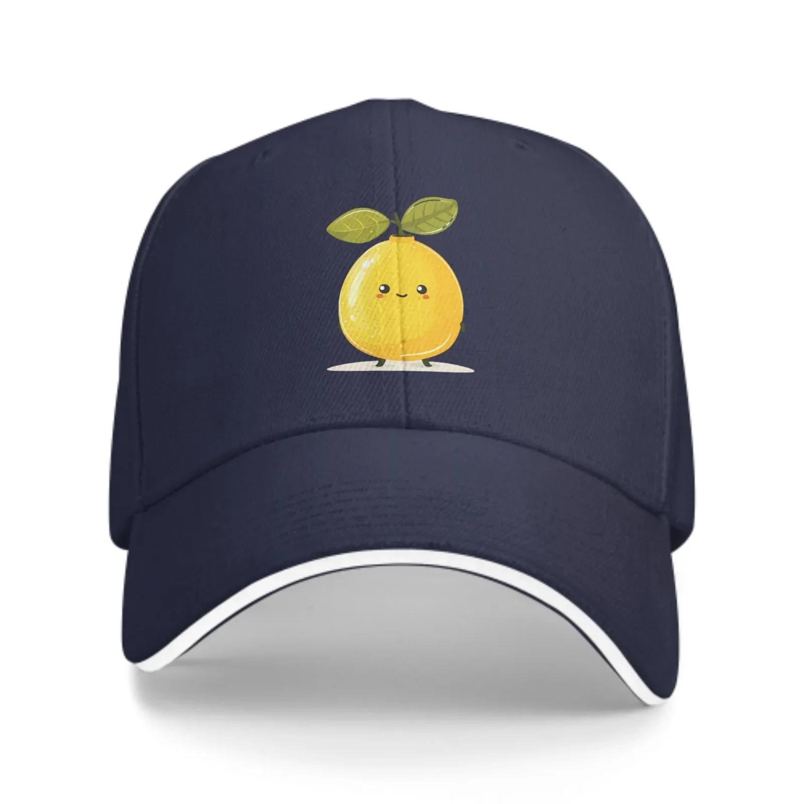 

Cartoon Lemon Baseball Caps Fashion Casquette for Men Women Adjustable Casual Trucker Hats for Sports Outdoor Activities Adjustable
