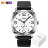 SKMEI 9305 Brand Luxury Genuine Leather Strap Quartz Wristwatches Male Simple Date Time Sport Watches Mens Clock reloj hombre