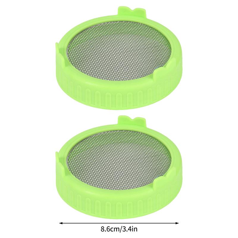 Seed Sprout Germination Cover Sprout Growing Lid Sprout Filter Vegetable Bean Seedling Jar Lid Germinator Stand