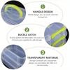 4-Layer Stackable Transparent Plastic Storage Box Portable Multi-Function Clear Organizer Tool for Home Office