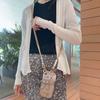 Cartoon Cute Bear Compatible with Apple 16 Crossbody Phone Case iPhone 15 Pro Max Stand 14 Lanyard 12 Glitter