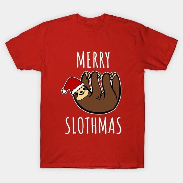Merry Slothmas Made in Australia T-Shirt 3XL