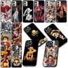 Roronoa Zoro Shanks Luffy ONE PIECES Phone Case for Samsung Galaxy Note 20 9 10 S8 S10 Lite S9 Plus A54 A53 A21S S10E A17 Cover