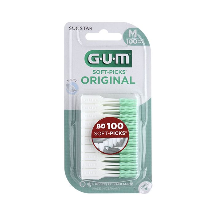 Gum Brossette Interdentaire Soft-Picks Original Medium 100 Unités