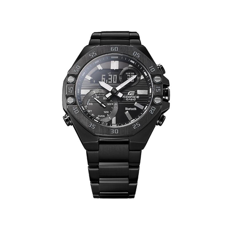 Casio Edifice Men's Stainless Steel 100M Water Resistant Quartz Watch ECB-10YDC-1A