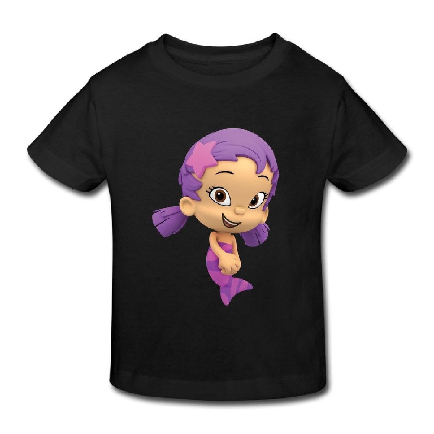 XFSHANG Kids Toddler Style Short Sleeve Bubble Guppies Oona T-Shirt Black US Size 5-6 Toddler XXXXXL разноцветный