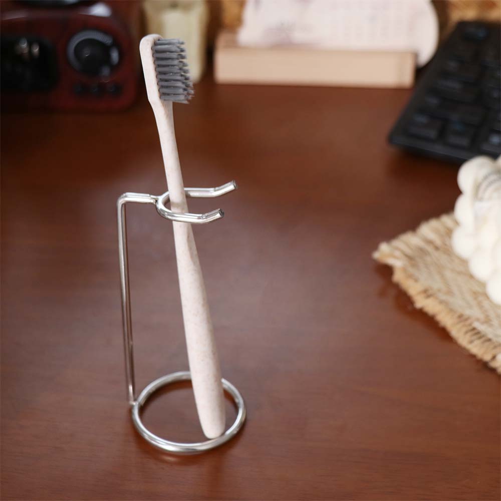 Portable Stainless Steel Shaver Storage Rack Safety Silver Shaver Holder Easy Carry Shaver Stand Manual Old-fashioned