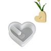 Heart Shaped Flower Vase Silicone Mold Unique Home Decors Craft Mold Ideal For Resin Soap And Candle Making