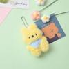 Cute Plush Keychain Dolls Animals Pendant Keyring for Women Girls Cartoon Plushies Doll Schoolbag Backpack Charm Keychain Gift