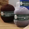 100% Pure Mercerized Merino Wool Yarn, 50g - Medium Thickness for Hand Knitting