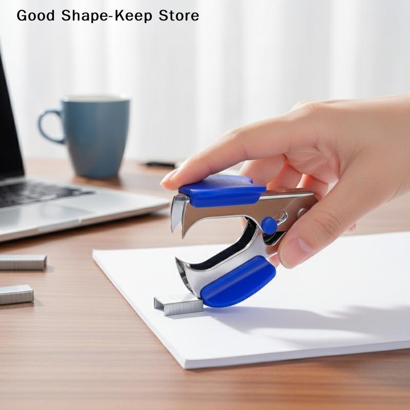 Labor Saving Staple Remover Set with Safety Lock for Office School Paper Organizer Convenient Tool