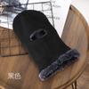 Hat autumn and winter pullover, warm and fleece integrated knitted hat for outdoor travel, exposed, masked and cold-proof wool hat