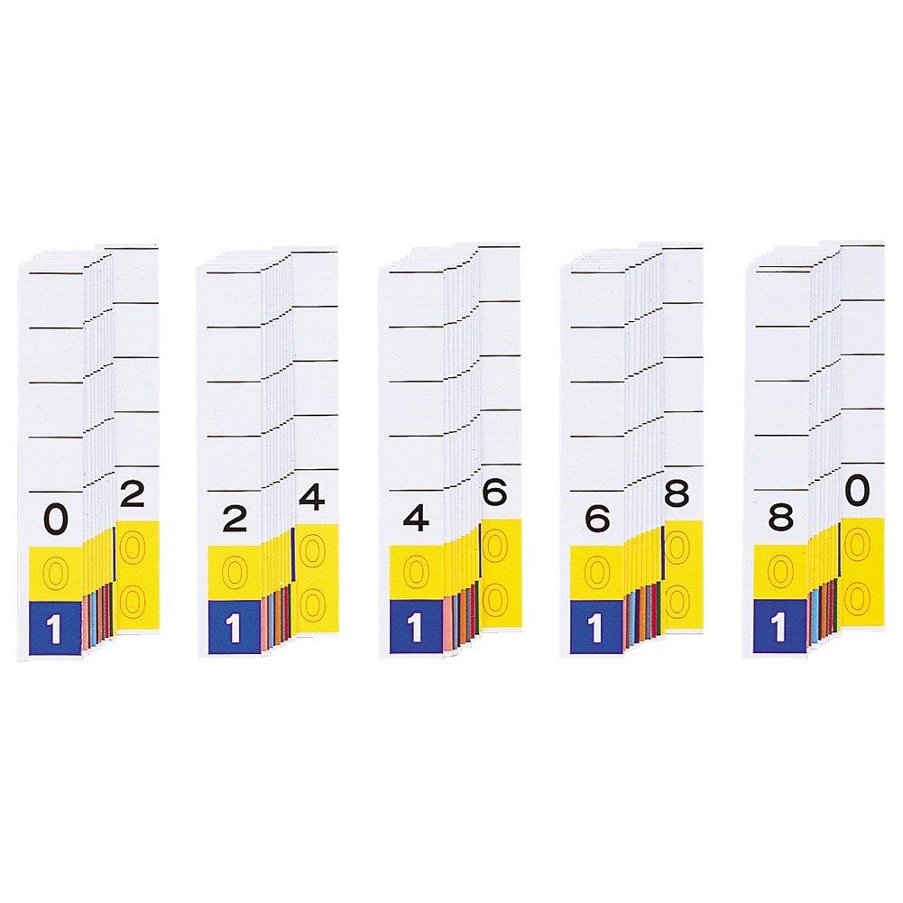 Lihit Lab HK784-0 Heading Paper, 3-Digit, 001-200, 200 Sheets